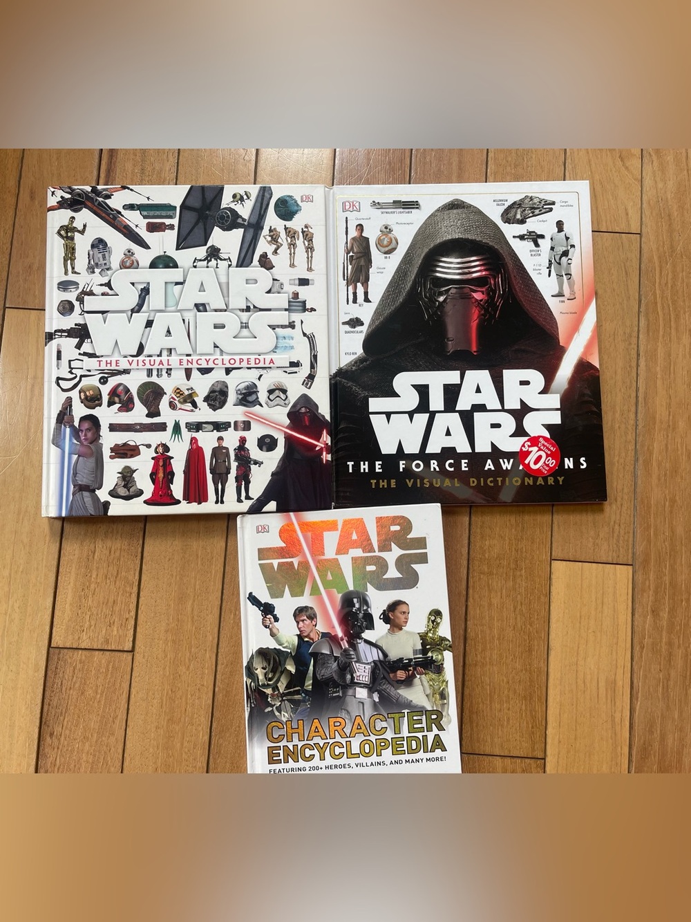 Star Wars DK Hardcover Book Lot 3 Visual & Character Encyclopedias Disney